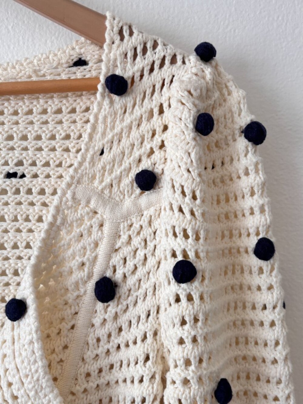 Anthropologie Moth Pom Pom Cardigan - Picture 4 of 7